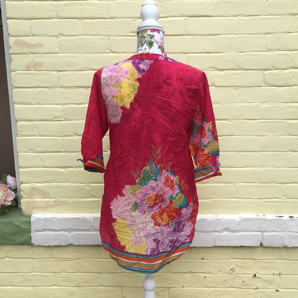 Sundance Birds of Paradise Top/Tunic - Picture 7 of 8